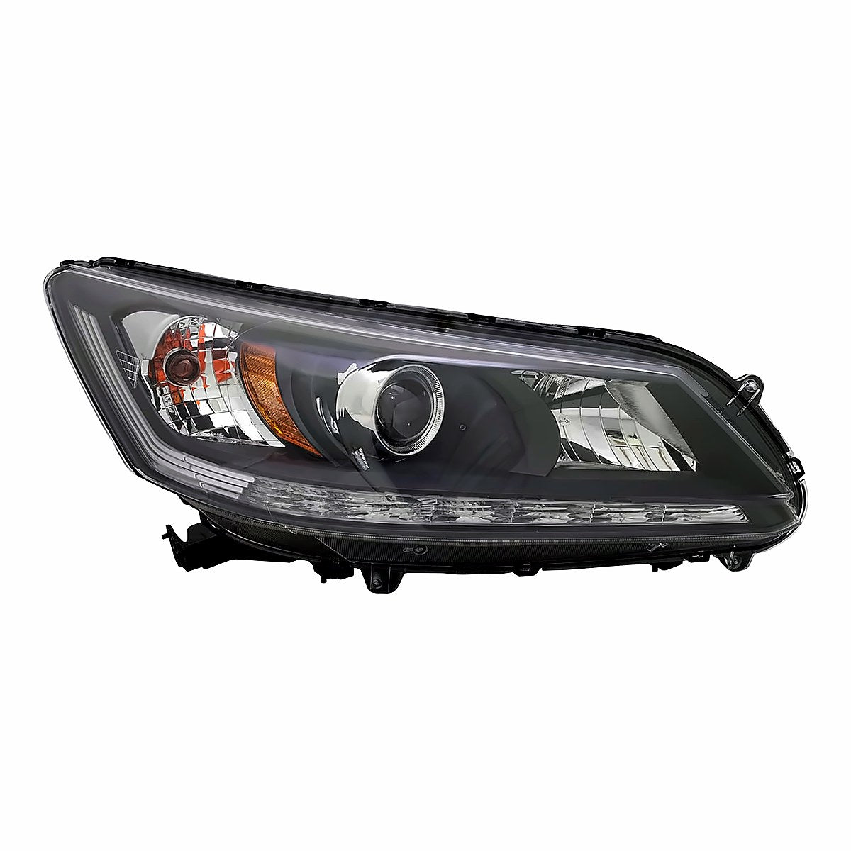 2013-2015 Honda Accord_Sedan Headlight Passenger Side Halogen With Led Drl 3.5L Ex-L Models – Front View (HO2503156)