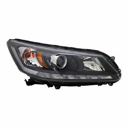 2013-2015 Honda Accord_Sedan Headlight Passenger Side Halogen With Led Drl 3.5L Ex-L Models – Front View (HO2503156)