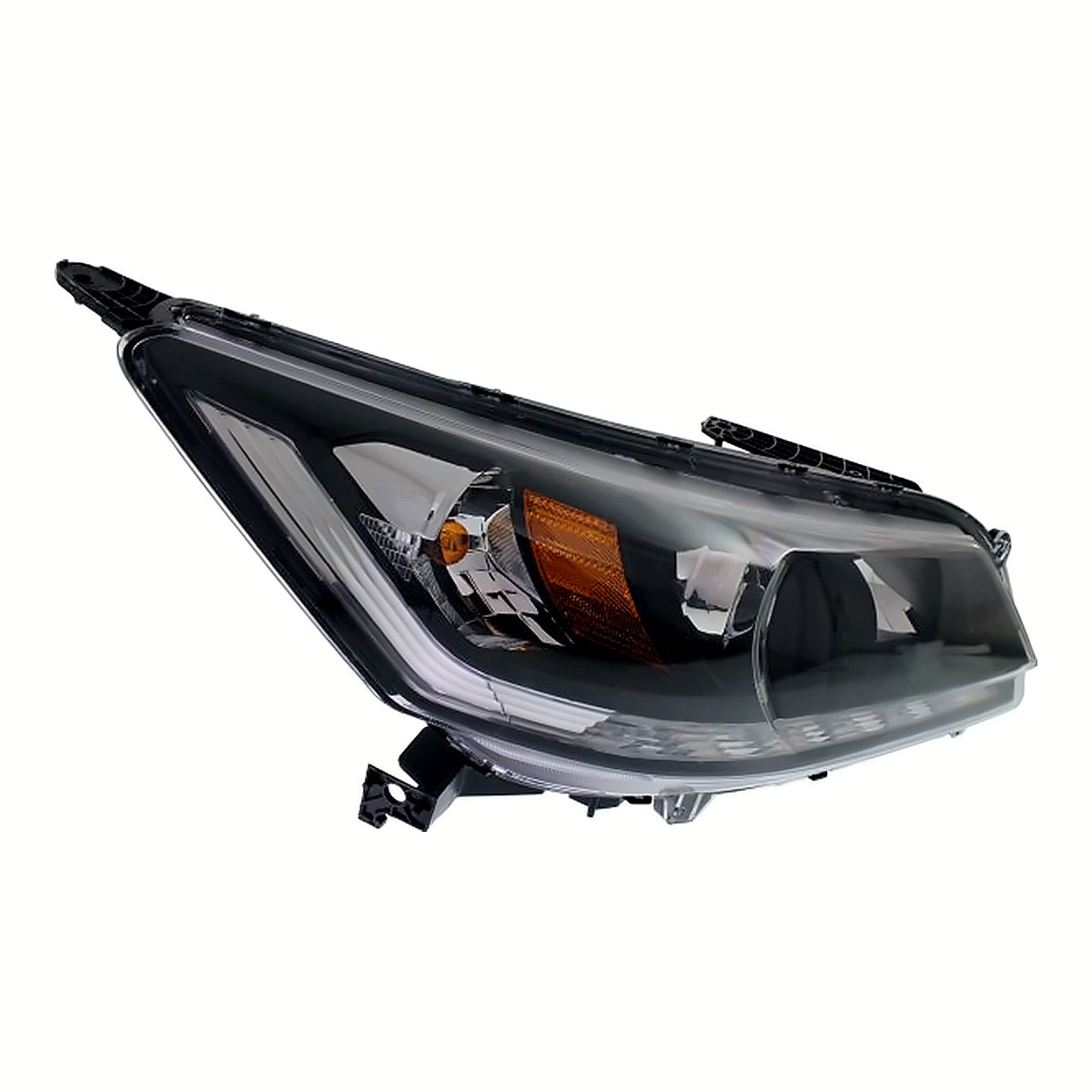 2013-2015 Honda Accord_Sedan Headlight Passenger Side Halogen With Led Drl 3.5L Ex-L Models – Angle View (HO2503156)