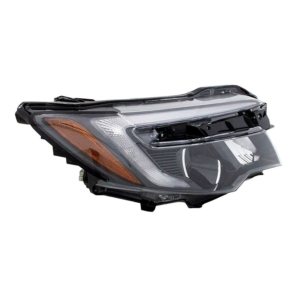 2017-2020 Honda Ridgeline Headlight Passenger Side - side angle, Part HO2503165