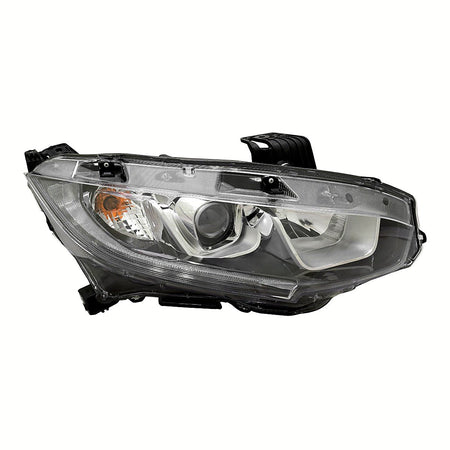 Front View - 2016-2019 Honda Civic Headlight Assembly Passenger Side RH High Quality HO2503173