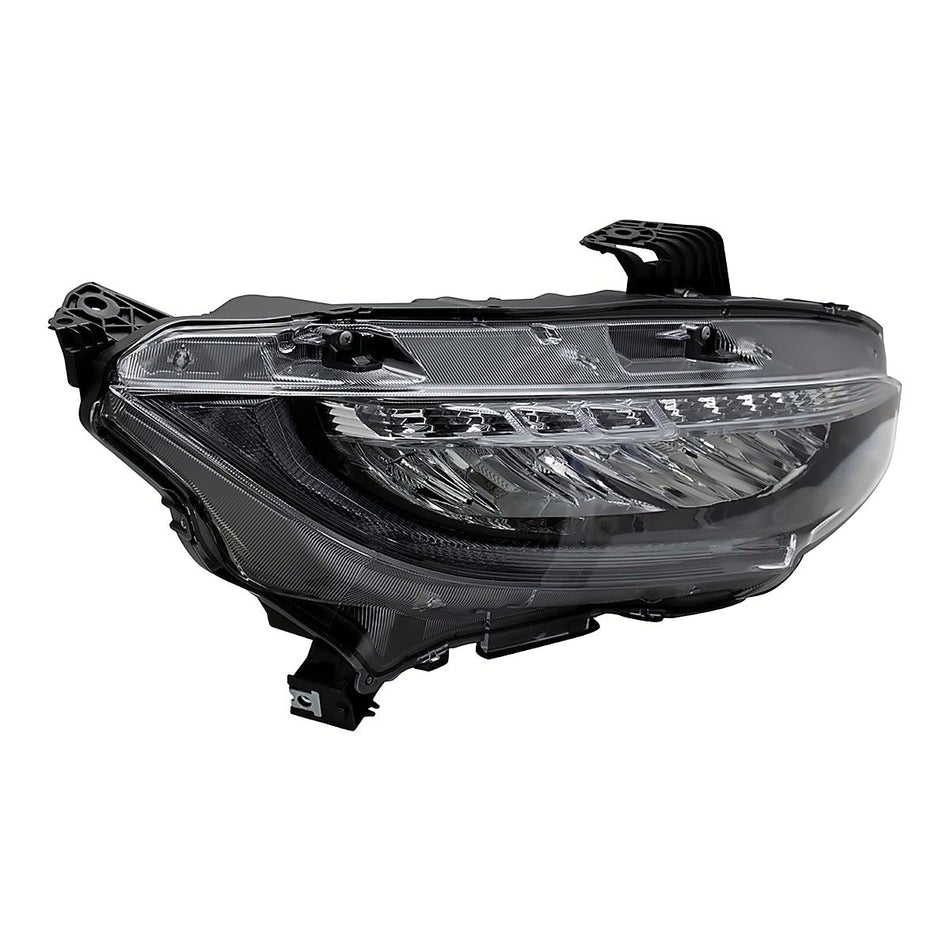 2016-2018 Honda Civic Sedan Headlight Passenger Side - side angle, Part HO2503176