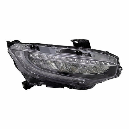 2019 Honda Civic_Coupe Headlight Passenger Side Led Us/Canada Built For Touring Model – Front View (HO2503195)