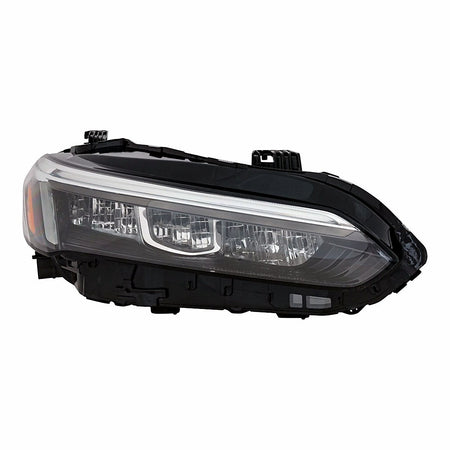 Front View - 2022-2025 Honda Civic LED Headlight Assembly With LED DRL Passenger Side RH HO2503205