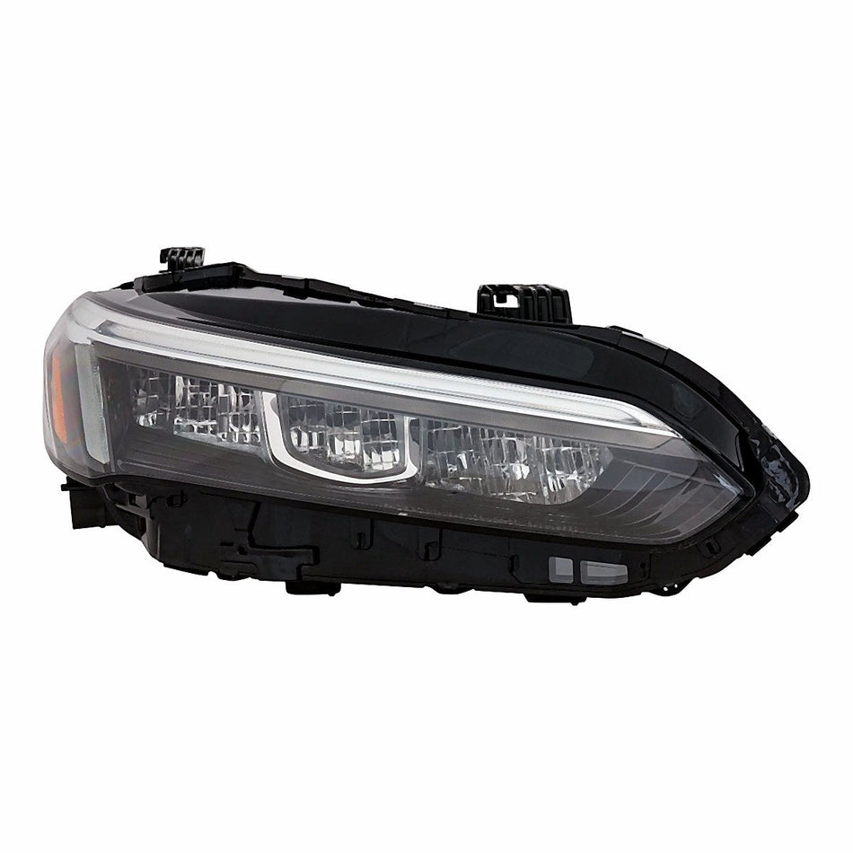 Front View - 2022-2025 Honda Civic LED Headlight Assembly With LED DRL Passenger Side RH HO2503205