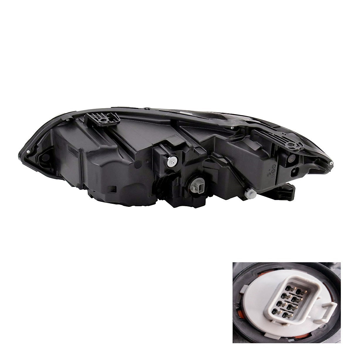 Rear View - 2022-2025 Honda Civic LED Headlight Assembly With LED DRL Passenger Side RH HO2503205