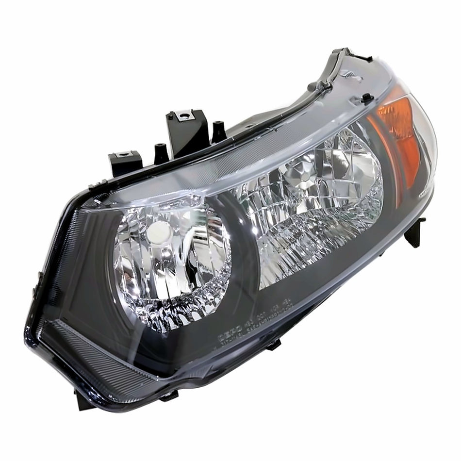 2006-2008 Honda Civic_Coupe Headlight Driver Side Black Housing – Side View (HO2518111)
