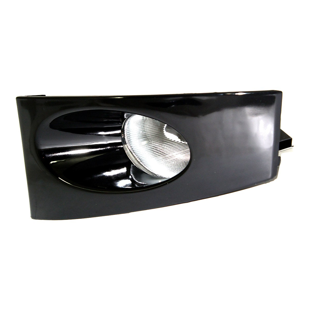 2007-2008 Honda Fit Fog Light Front Driver Side Black Code B92P With Black Painted Bezel – Side View (HO2592118)