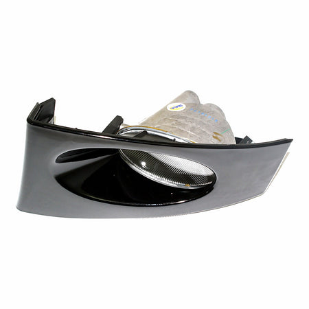 2007-2008 Honda Fit Fog Light Front Driver Side Black Code B92P With Black Painted Bezel – Side View (HO2592118)