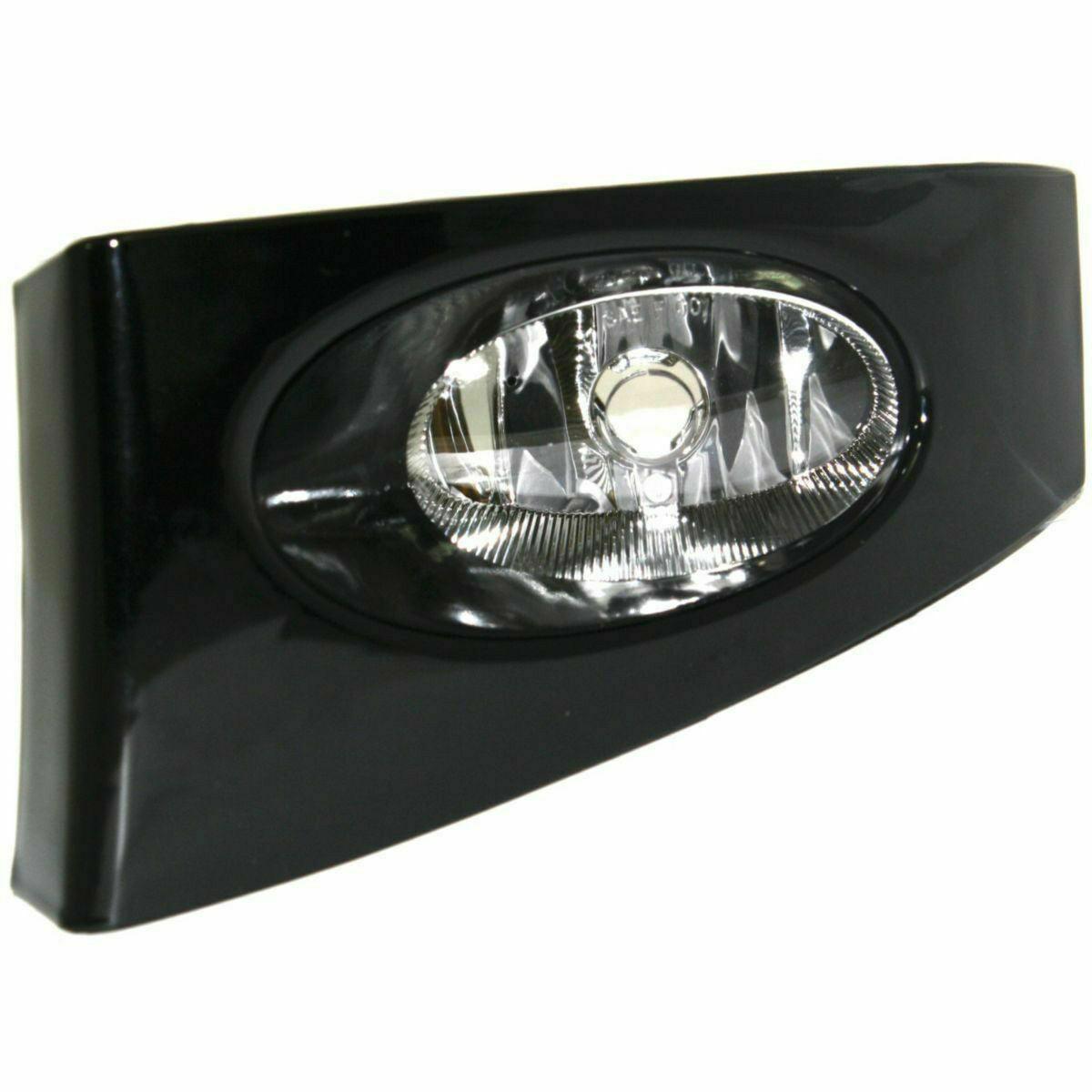 2007-2008 Honda Fit Fog Light Front Driver Side Black Code B92P With Black Painted Bezel 