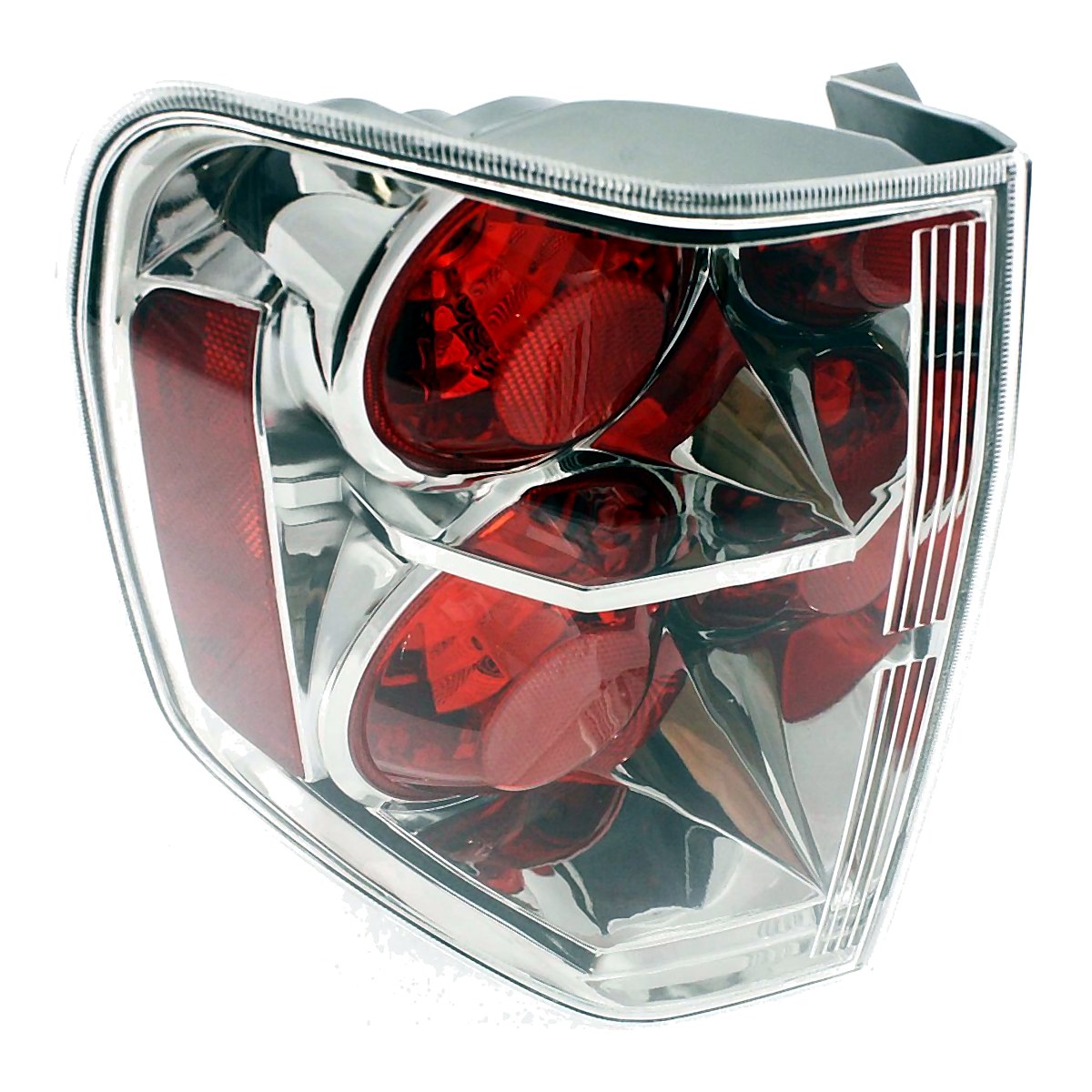 Side View - 2006-2008 Honda Pilot Tail Light Lens And Housing Driver Side LH Factory Grade HO2800162