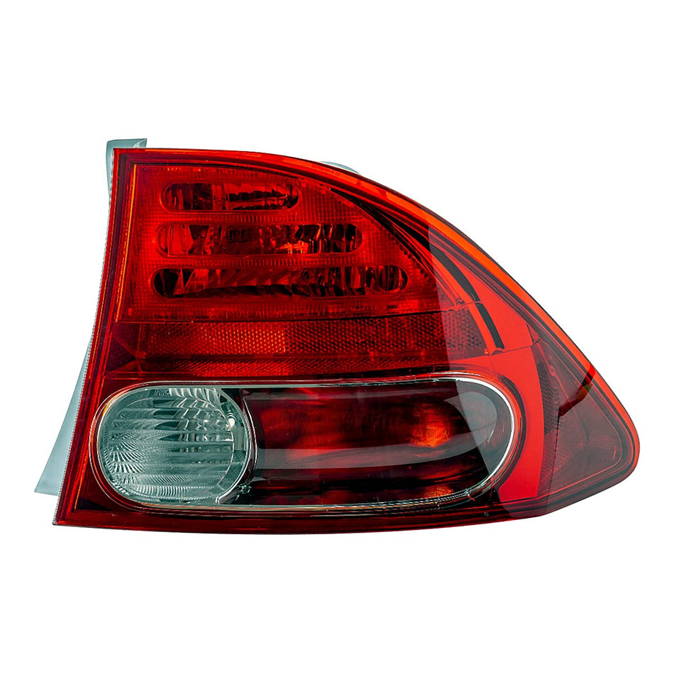 2006-2008 Honda Civic Hybrid Tail Light Passenger Side - side angle, Part HO2801165