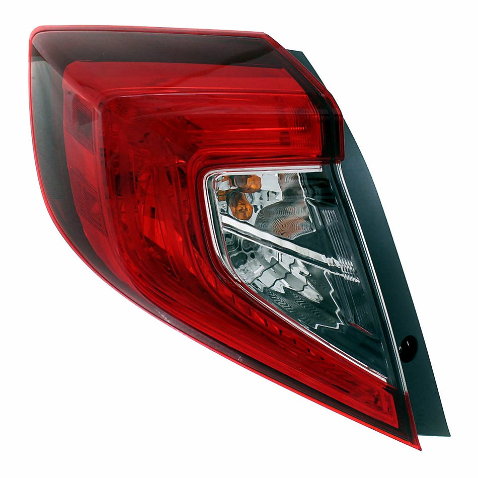 Front View - 2016-2021 Honda Civic Sedan Outer Tail Light Driver Side LH HO2804110
