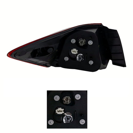 Rear View - 2016-2017 Honda Accord Sedan LED Outer Tail Light Passenger Side RH HO2805108