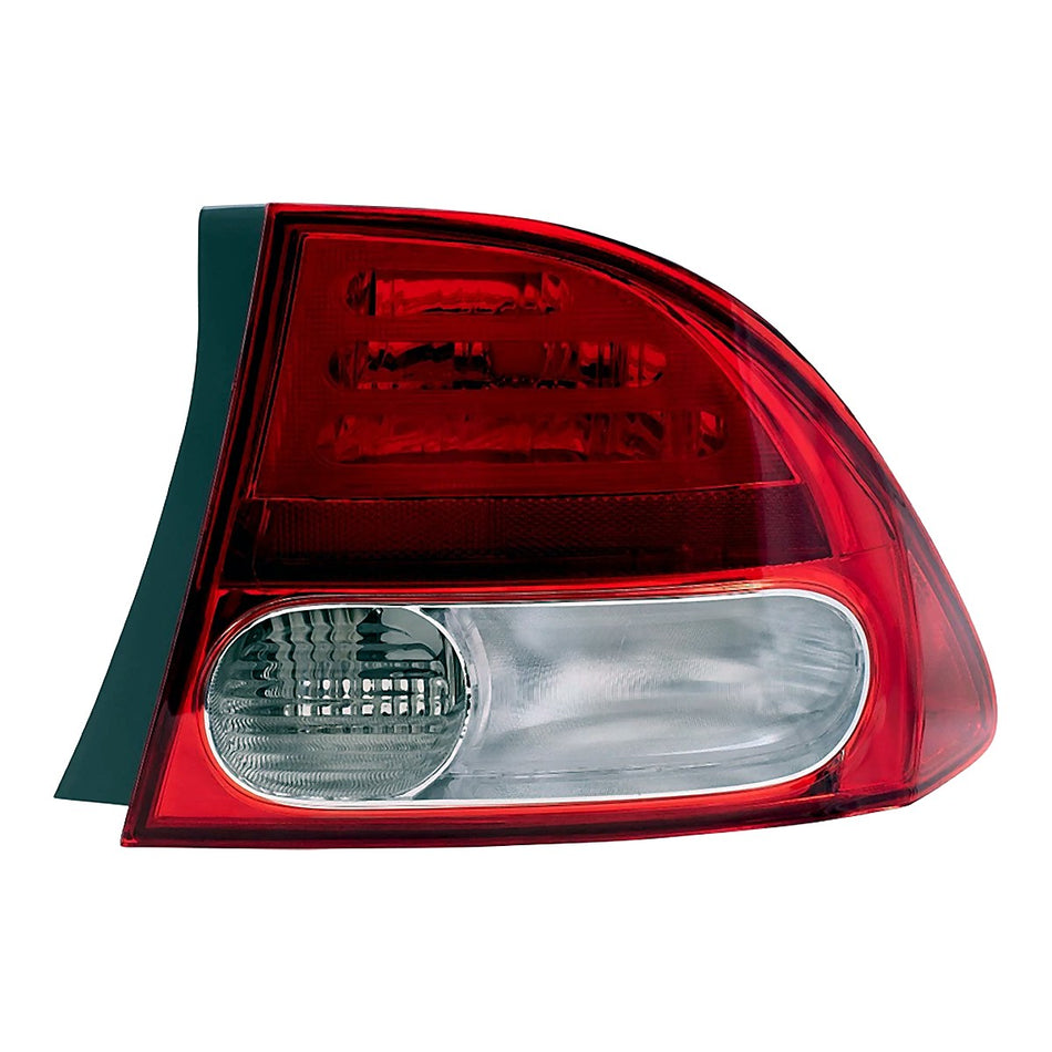 Front View - 2009-2011 Honda Civic Outer Tail Light Passenger Side RH Factory Fit Quality HO2819138