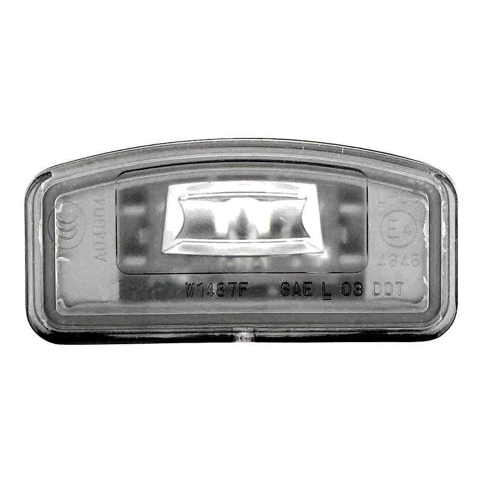 2014-2020 Acura MDX License Lamp Rear Passenger Side - product view, Part HO2870102