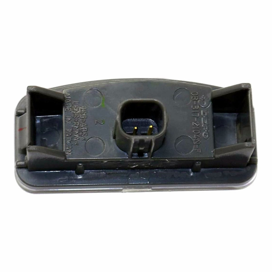 2016-2022 Honda Pilot License Lamp Rear Passenger Side - back view, Part HO2870102