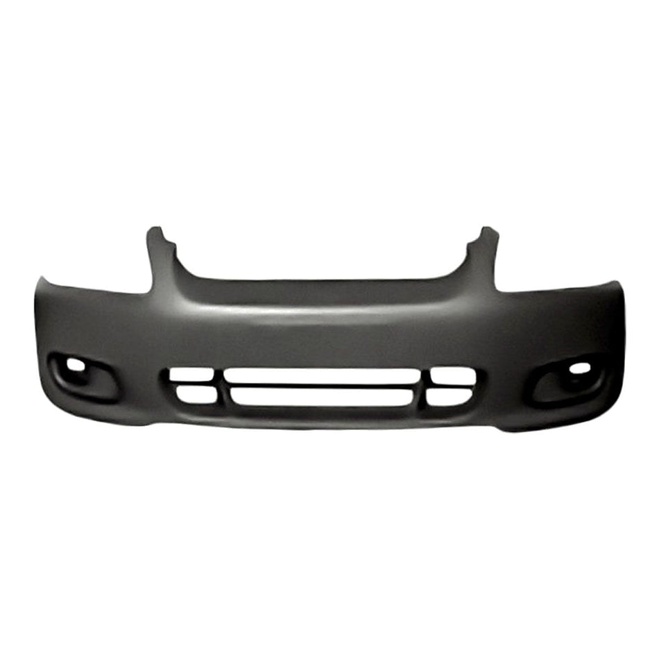 2000-2002 Hyundai Accent_Sedan Bumper Front Primed Without Fog Light Hole_HY1000133