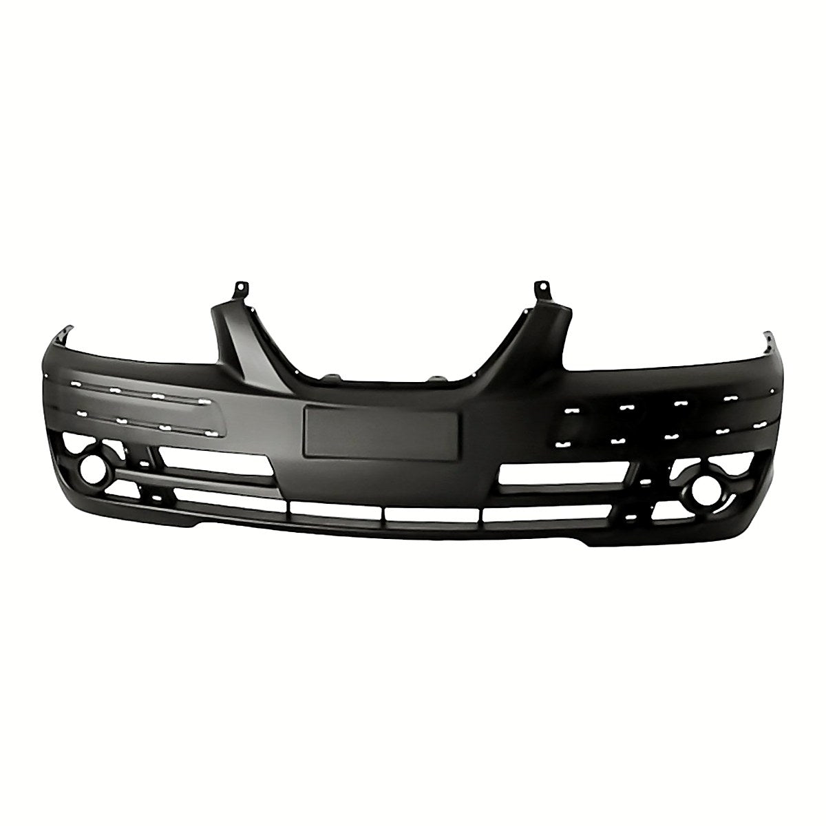 2004-2006 Hyundai Elantra Bumper Front Black With Bumper Strip Holes_HY1000147