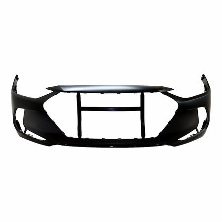 2017-2018 Hyundai Elantra_Sedan Bumper Front Primed Usa Built Without Tow Hook Hole Exclude Sport_HY1000215