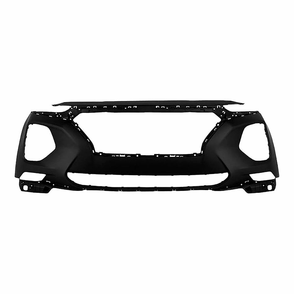 2019-2020 Hyundai Santa_Fe Bumper Front Primed Without Sensor Hole_HY1000235