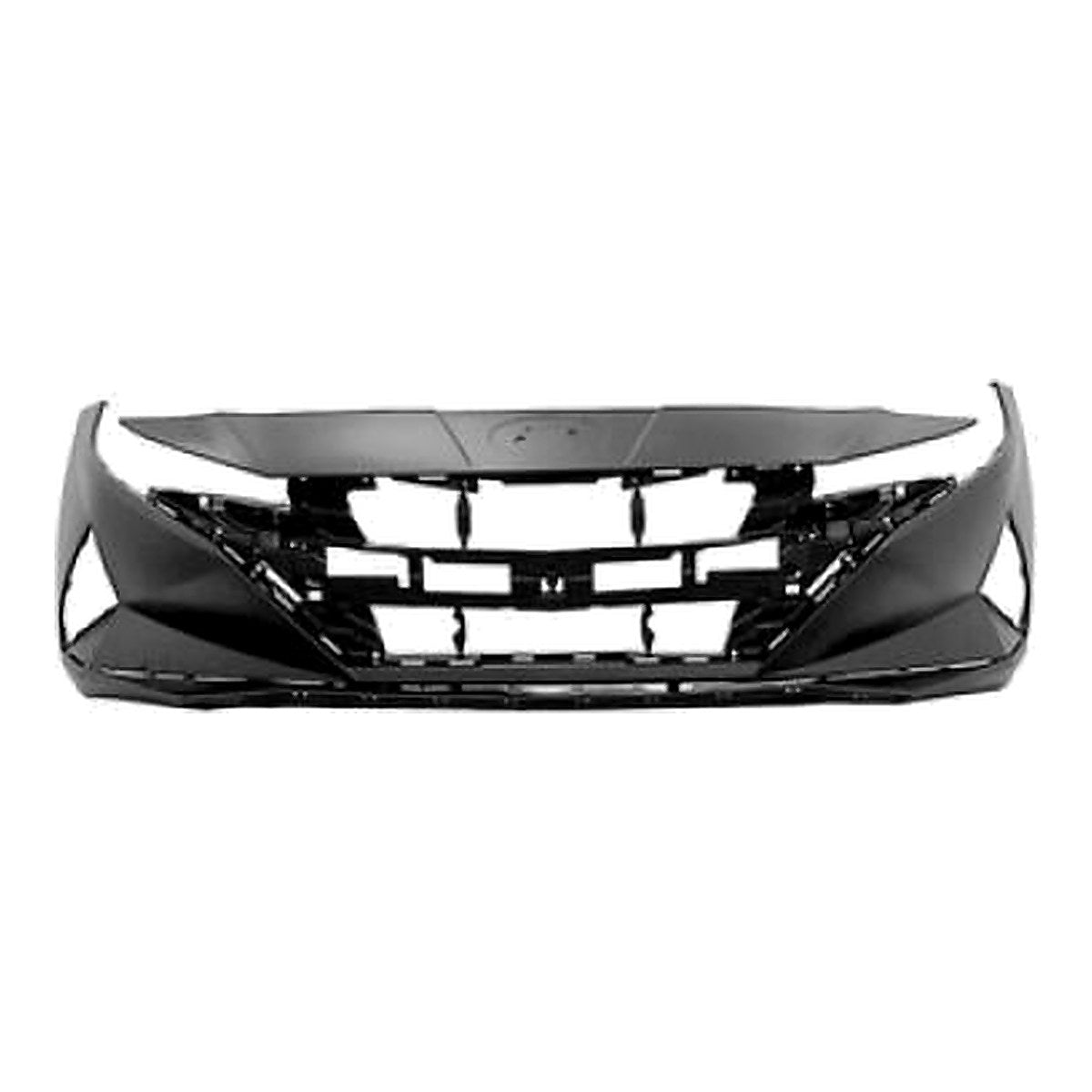 2021-2023 Hyundai Elantra_Sedan Bumper Front Primed (Without Deflector Slots) Se/Sel/Essential/ Prefereared Usa Built_HY1000246