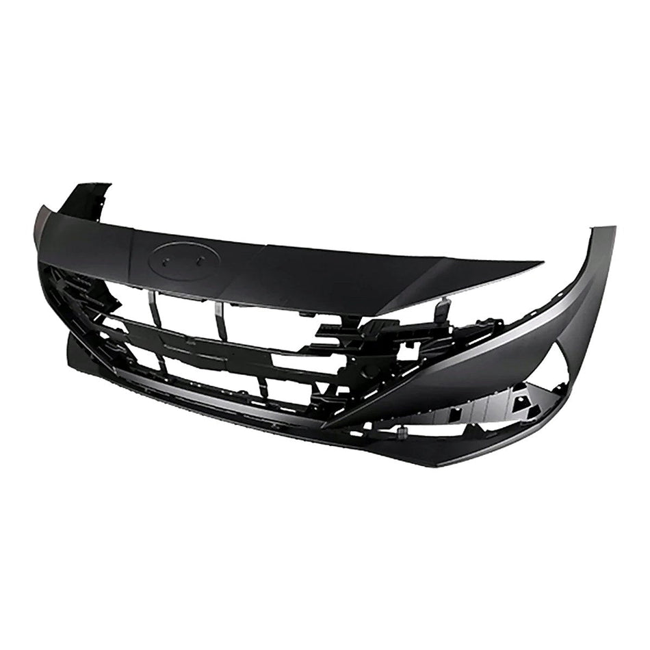 2021-2023 Hyundai Elantra_Sedan Bumper Front Primed With Lower Molding Slots For Korea Built Ltd/ Luxury/ Ultimate Models – HY1000254