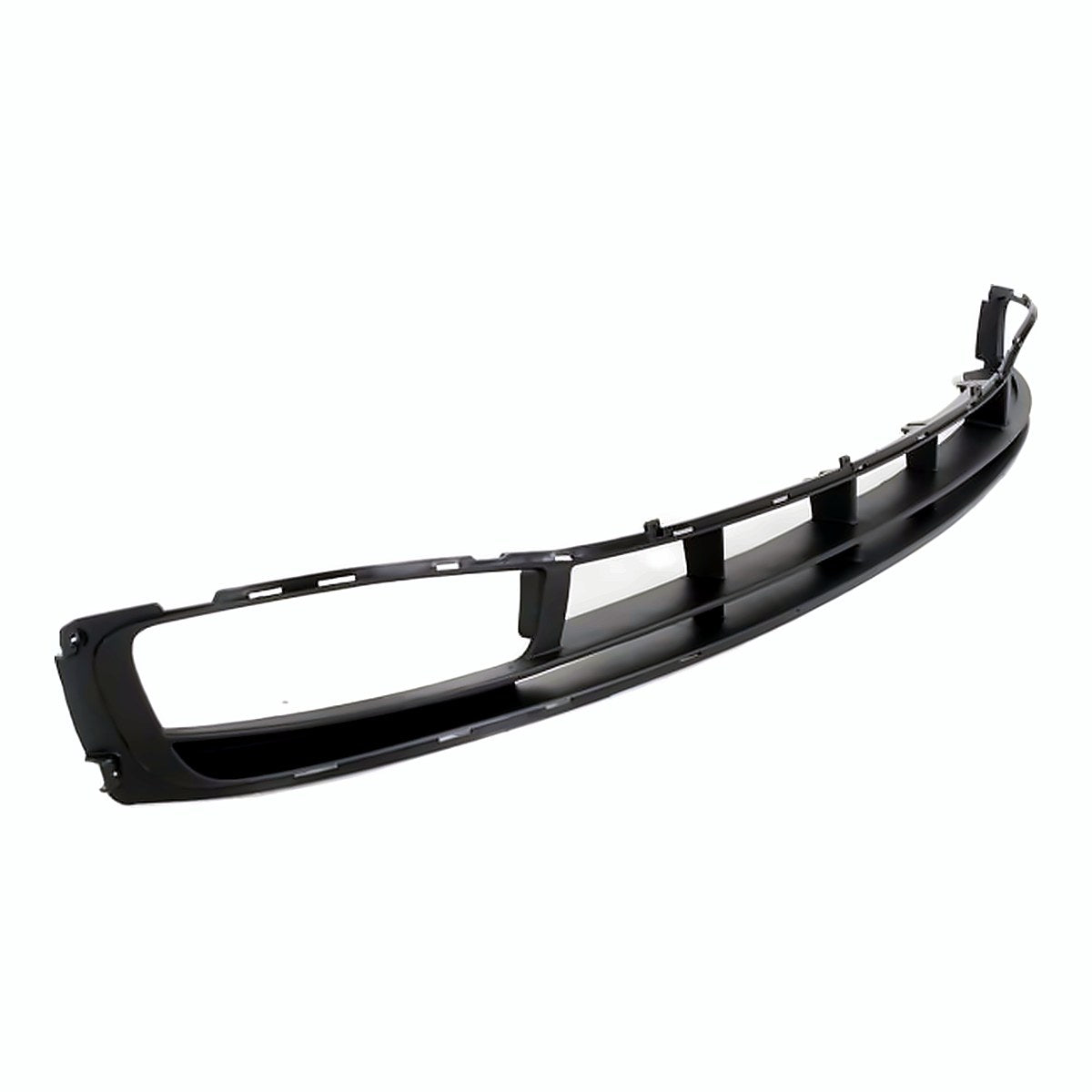 2007-2011 Hyundai Accent_Hatchback Grille Lower With Fog Light Hole Black – Side View (HY1036106)