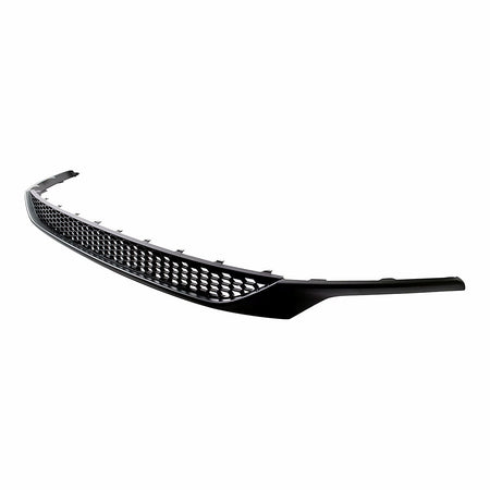 2015-2017 Hyundai Sonata Grille Lower Painted Black With Silver Gry Molding Mesh Type Sport Model – Side View (HY1036121)