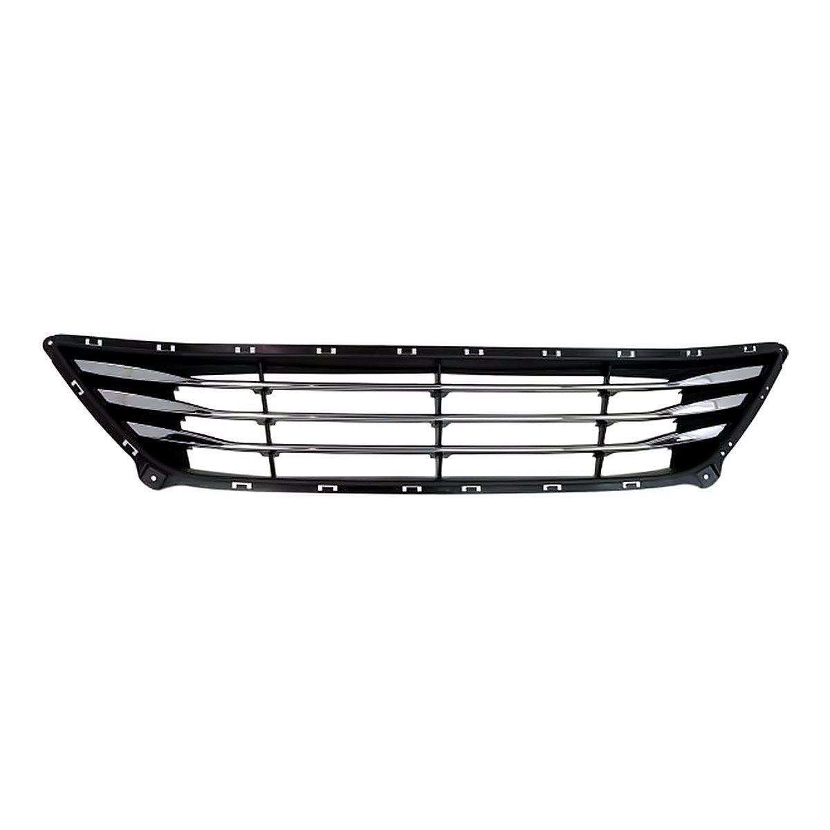 2014-2016 Hyundai Elantra_Sedan Grille Lower Korea Built Black With Three Chrome Bars – Front View (HY1036122)