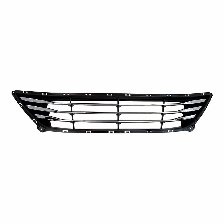 2014-2016 Hyundai Elantra_Sedan Grille Lower Korea Built Black With Three Chrome Bars – Front View (HY1036122)