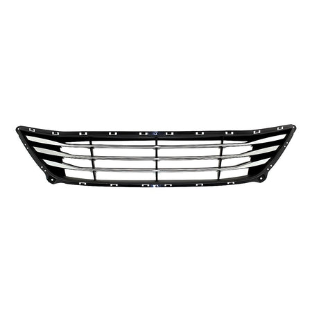 2014-2016 Hyundai Elantra_Sedan Grille Lower Black With Smoke Chrome Bar Trim Usa Built Model – Front View (HY1036140)