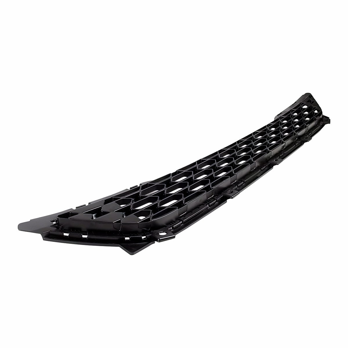 2019-2021 Hyundai Tucson Grille Front Matte Dark Gray Without Pedestrian Recognition – Side View (HY1036147)
