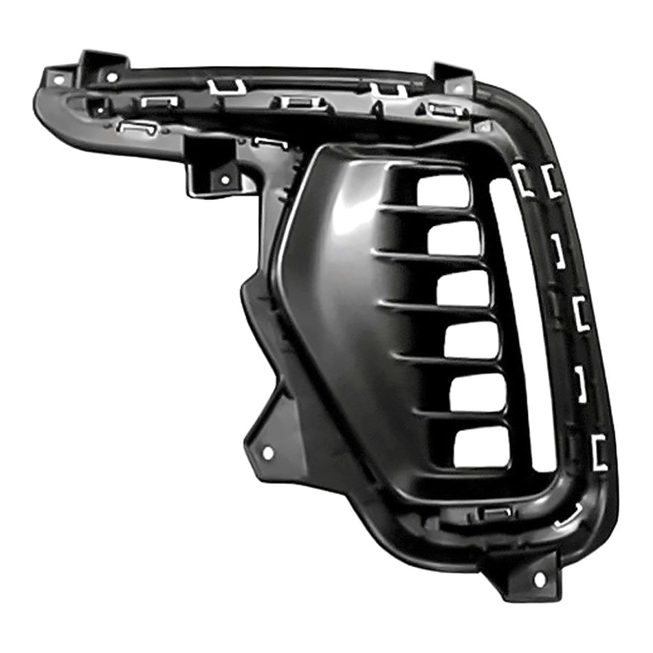 2017-2018 Hyundai Santa_Fe Fog Light Cover Front Driver Side Black Exclude Sport Model – Front View (HY1038132)