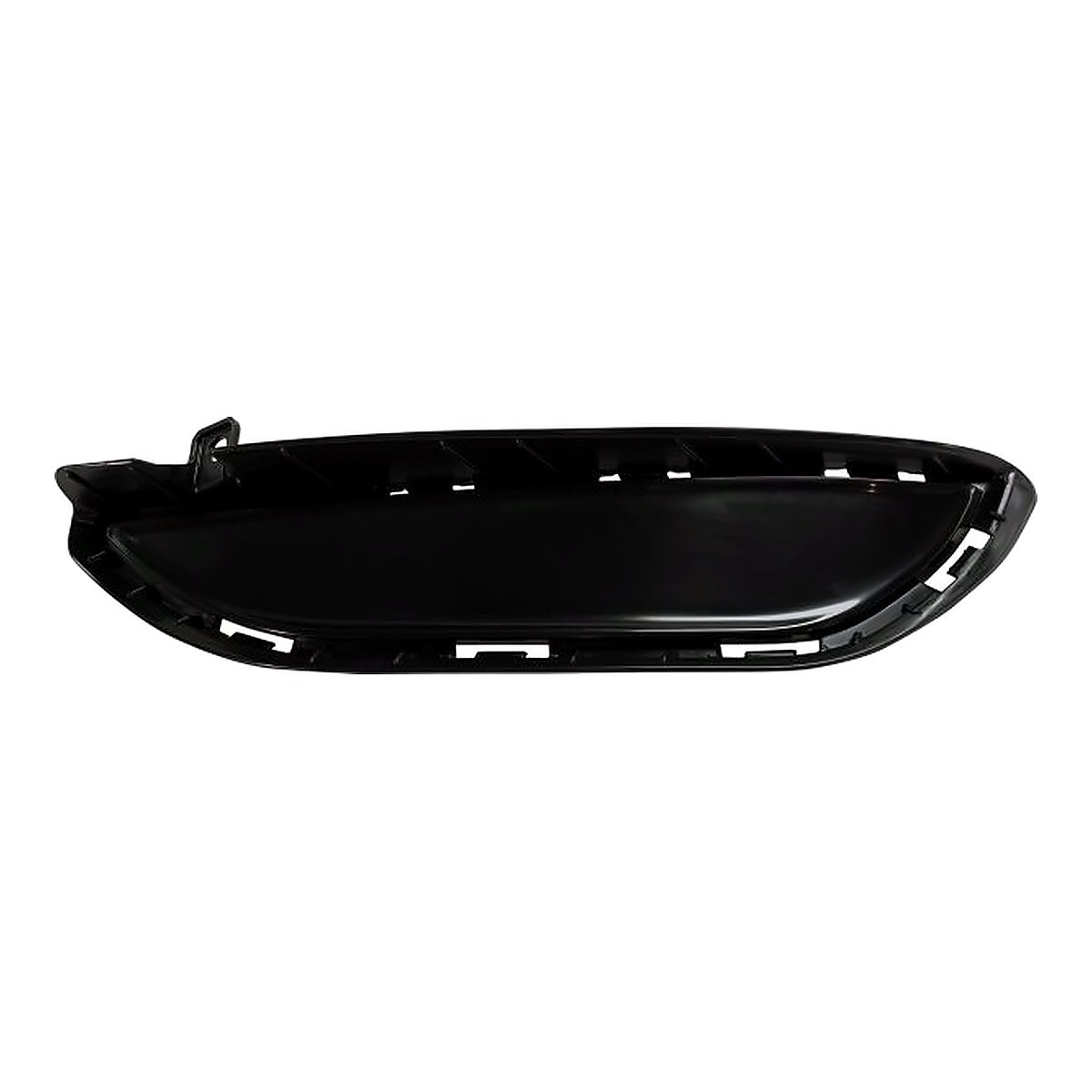 2019-2021 Hyundai Tucson Grille Lower Driver Side Raw Glossy Black – Back View (HY1038149)
