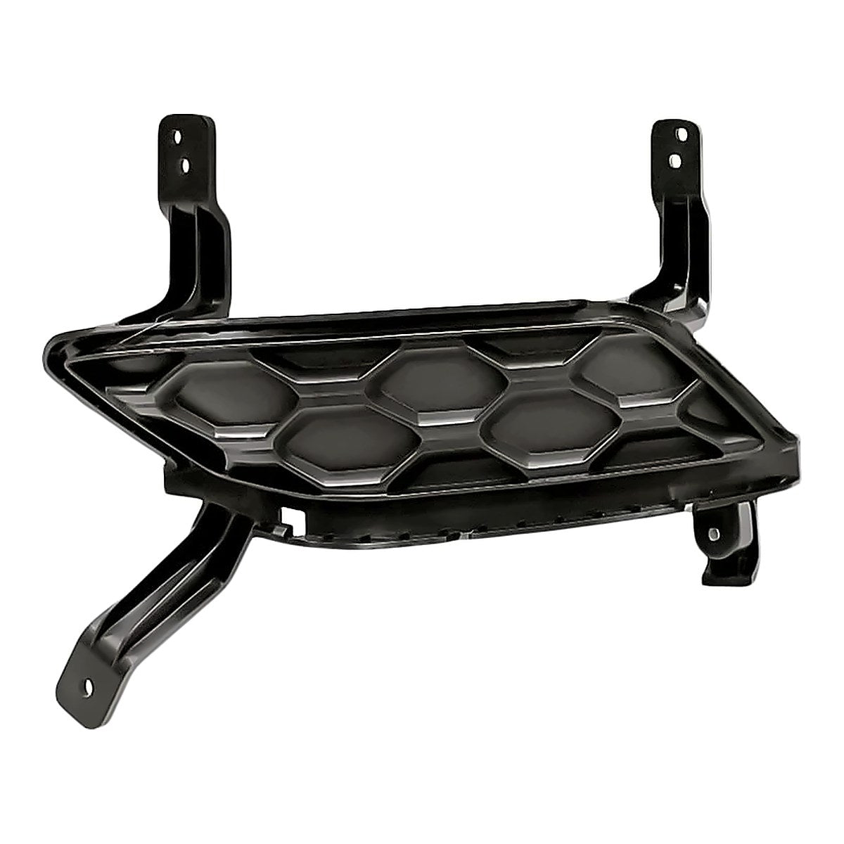 2019-2020 Hyundai Santa_Fe Fog Light Cover Front Driver Side Textured Black Se Model – Front View (HY1038154)