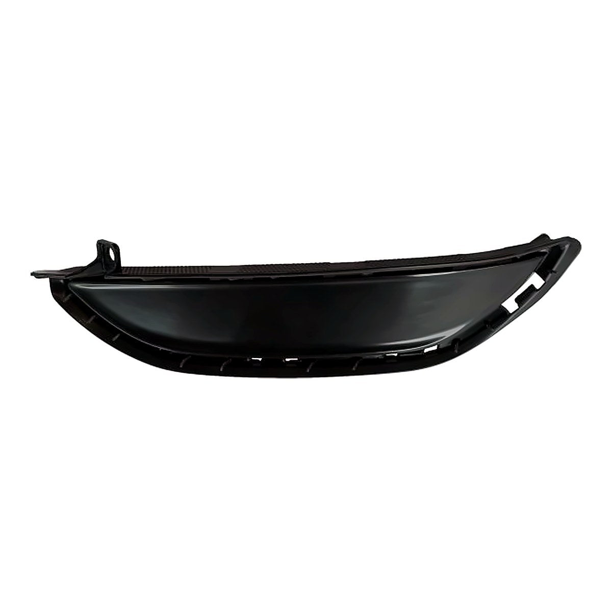 2019-2021 Hyundai Tucson Grille Lower Passenger Side Raw Glossy Black – Front View (HY1039149)