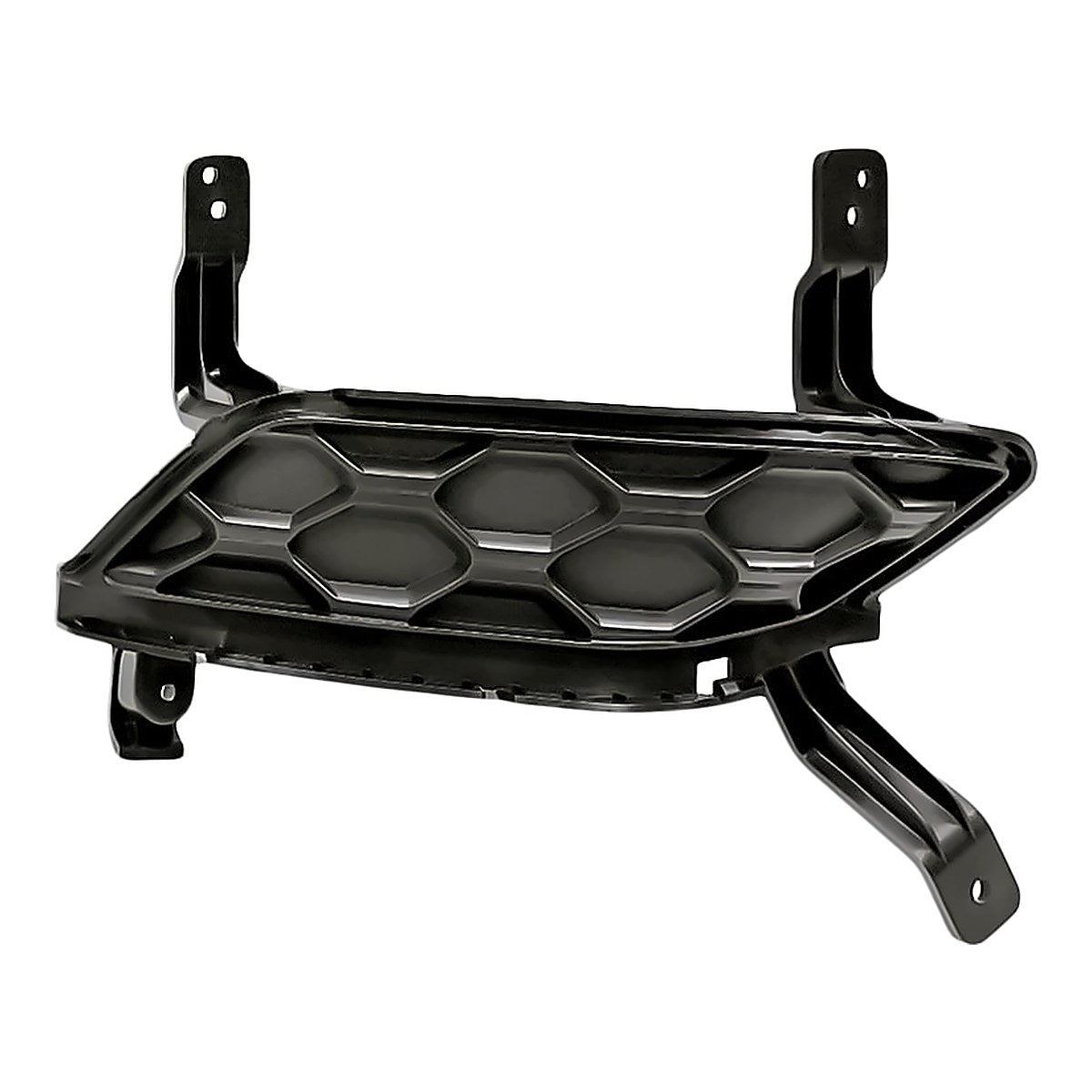 2019-2020 Hyundai Santa_Fe Fog Light Cover Front Passenger Side Textured Black Se Model – Front View (HY1039154)