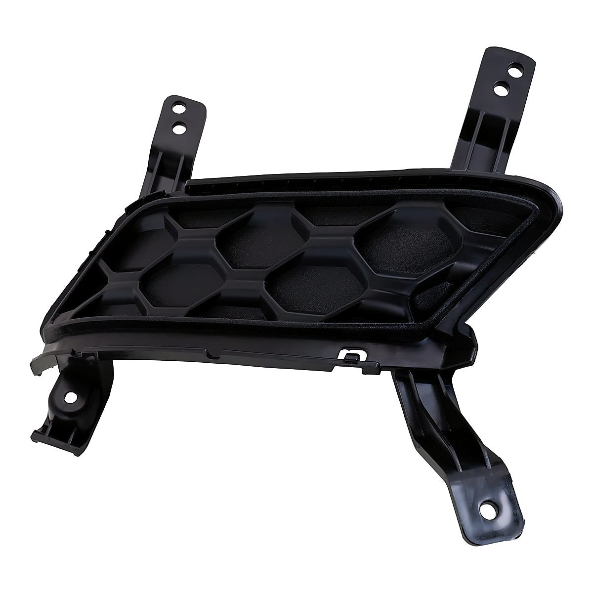 2019-2020 Hyundai Santa_Fe Fog Light Cover Front Passenger Side Textured Black Se Model – Side View (HY1039154)