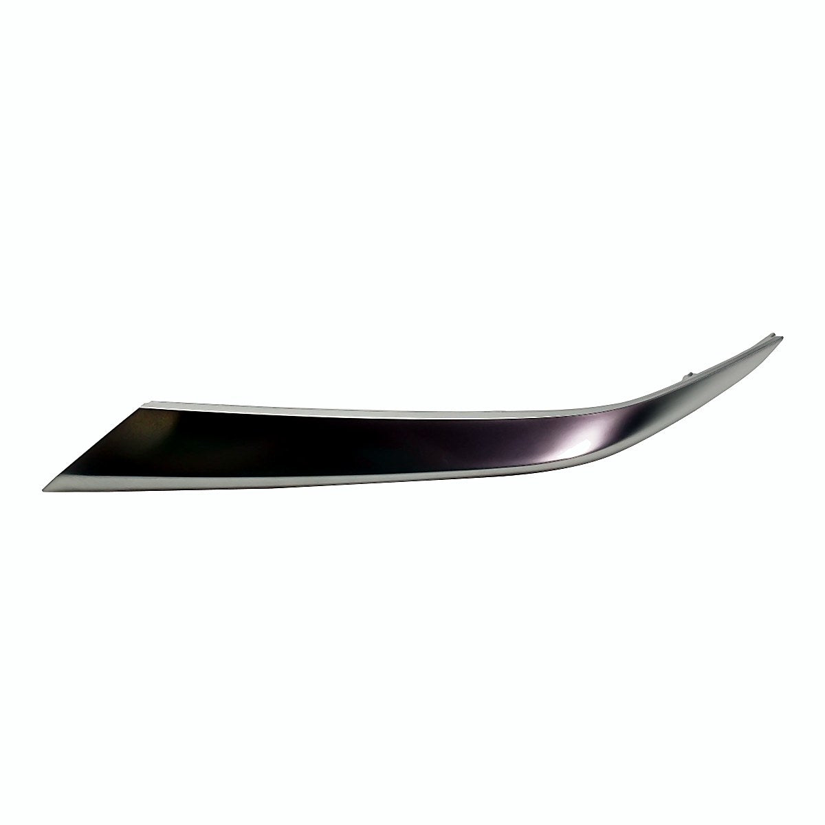 2019-2020 Hyundai Santa_Fe Bumper Moulding Front Driver Side Satin Chrome Finish(Extension To Moulding Above Grille)_HY1046114