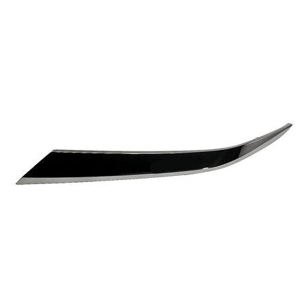2019-2020 Hyundai Santa_Fe Bumper Moulding Front Driver Side Smoked Chrome Finish(Extension To Moulding Above Grille)_HY1046115