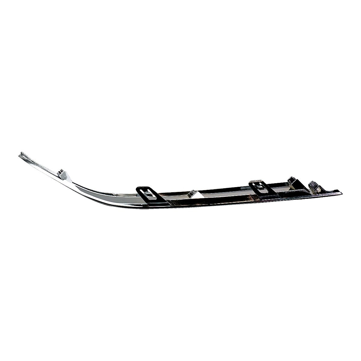 2019-2020 Hyundai Santa_Fe Bumper Moulding Front Driver Side Smoked Chrome Finish(Extension To Moulding Above Grille)_HY1046115-3