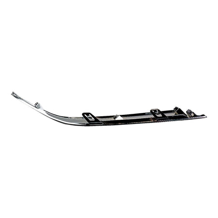 2019-2020 Hyundai Santa_Fe Bumper Moulding Front Driver Side Smoked Chrome Finish(Extension To Moulding Above Grille)_HY1046115-3