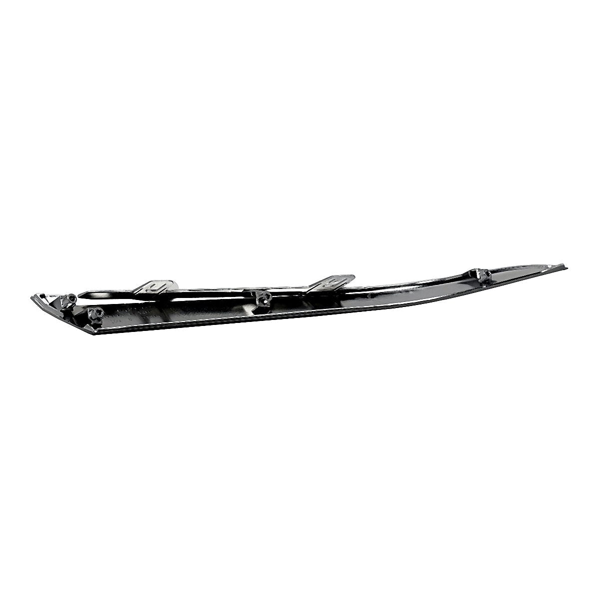 2019-2020 Hyundai Santa_Fe Bumper Moulding Front Driver Side Smoked Chrome Finish(Extension To Moulding Above Grille)_HY1046115-4