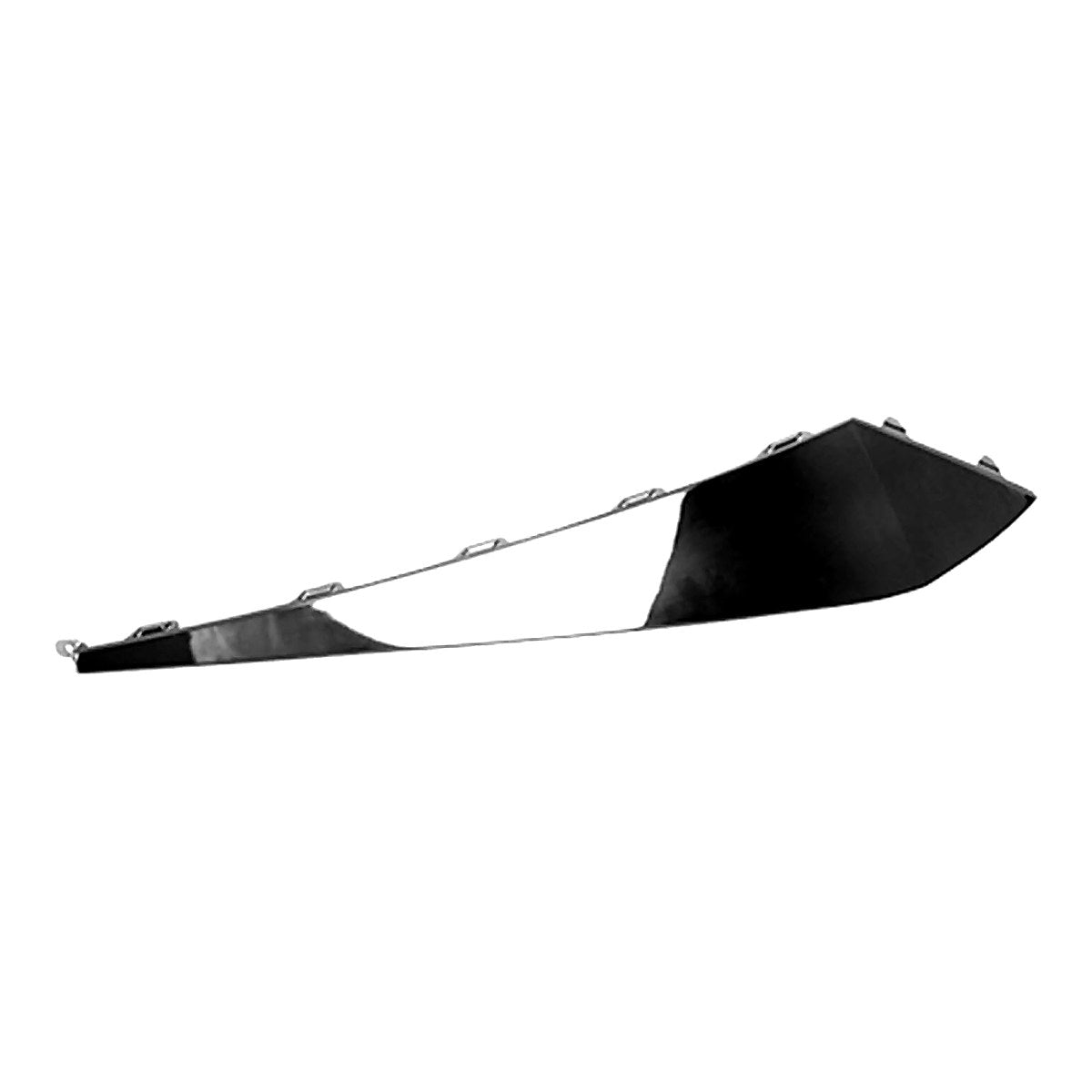 2021-2023 Hyundai Elantra_Sedan Bumper Moulding Front Driver Side Lower Smoked Chrome Usa Built Ltd/ Luxury/ Ultimate Models_HY1046120