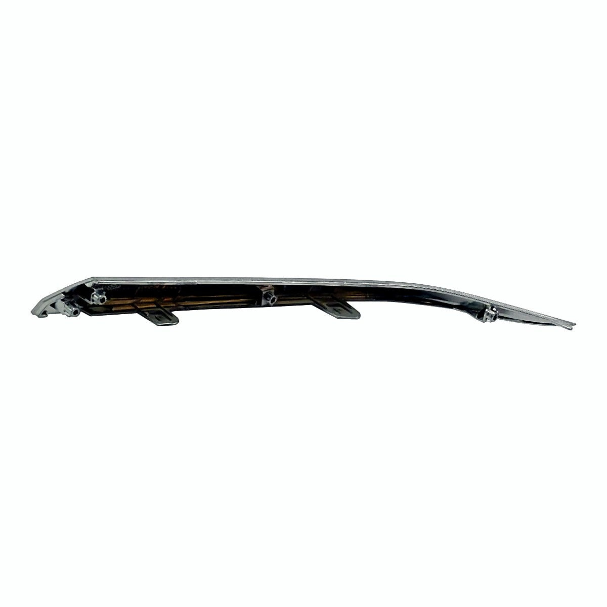 2019-2020 Hyundai Santa_Fe Bumper Moulding Front Passenger Side Satin Chrome Finish(Extension To Moulding Above Grille)_HY1047114-3