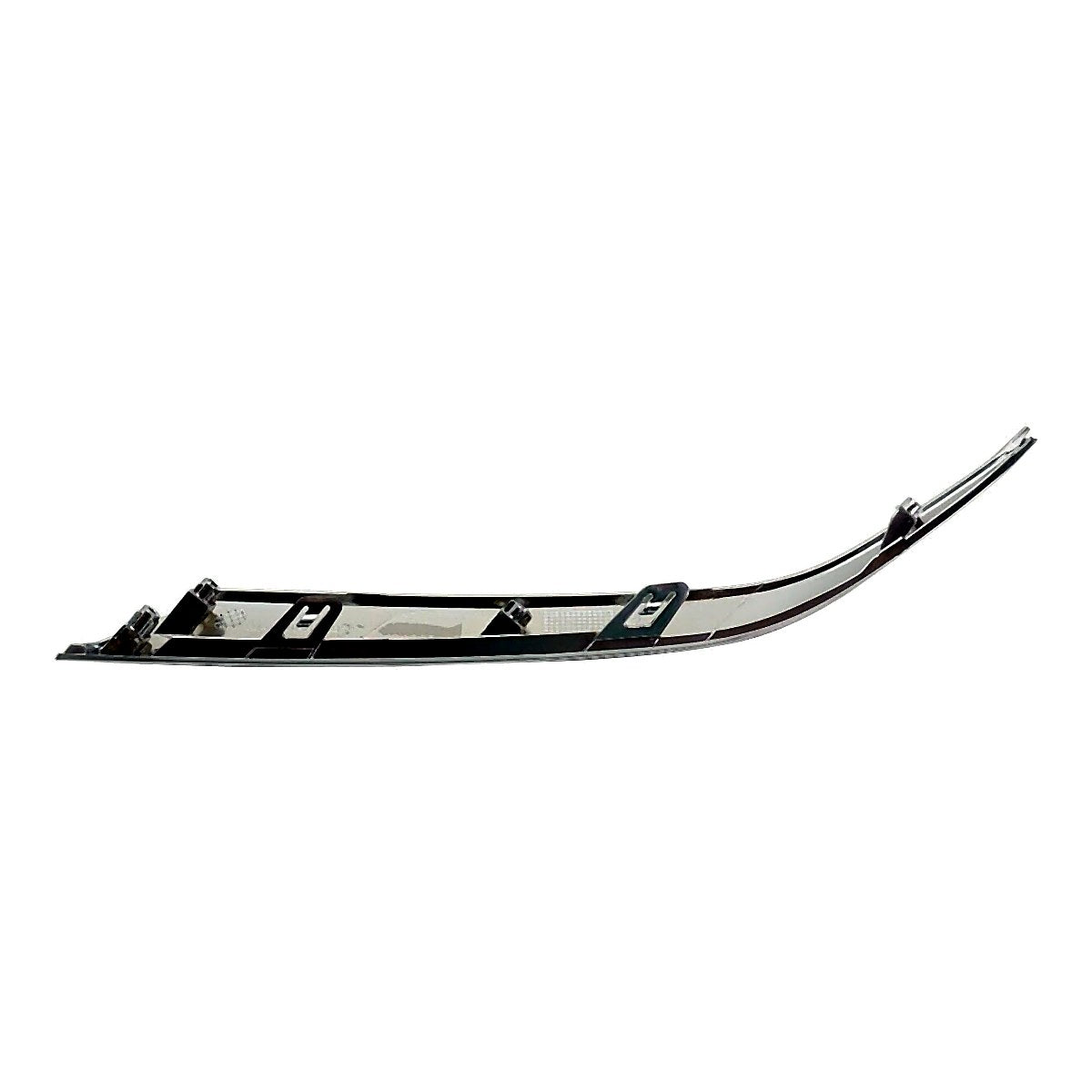 2019-2020 Hyundai Santa_Fe Bumper Moulding Front Passenger Side Satin Chrome Finish(Extension To Moulding Above Grille)_HY1047114-4