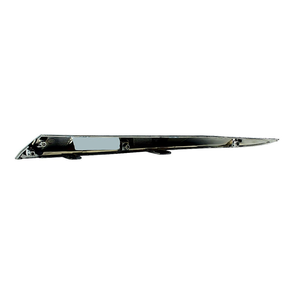 2019-2020 Hyundai Santa_Fe Bumper Moulding Front Passenger Side Smoked Chrome Finish(Extension To Moulding Above Grille)_HY1047115-2