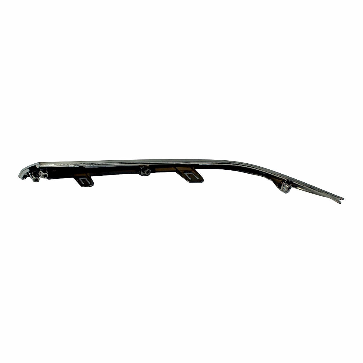 2019-2020 Hyundai Santa_Fe Bumper Moulding Front Passenger Side Smoked Chrome Finish(Extension To Moulding Above Grille)_HY1047115-3