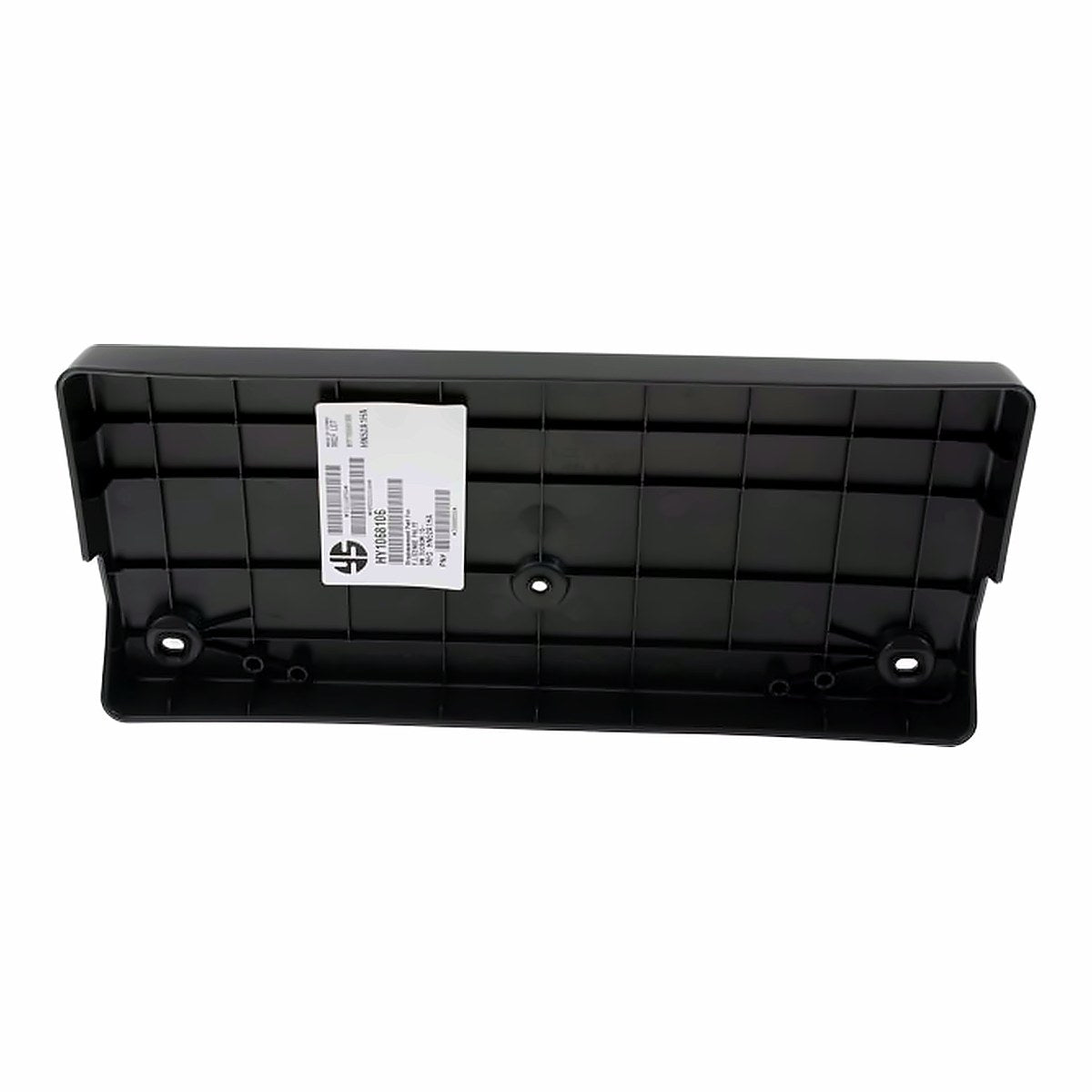 2016-2018 Hyundai Tucson License Plate Bracket Front With Mounting Hardware – Back View (HY1068106)